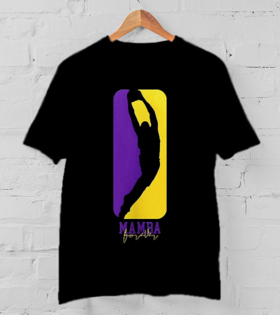 Kobe Bryant Los Angeles Lakers Mamba Forever Purple Gold T-Shirt