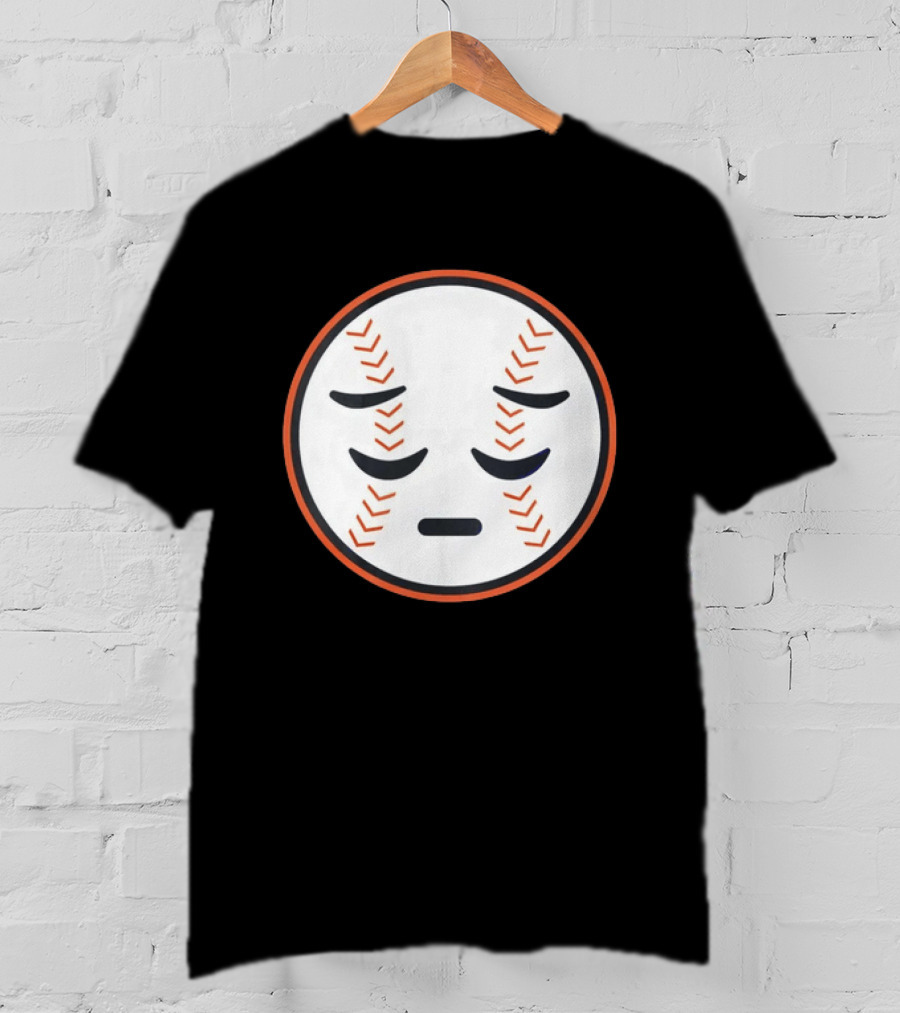 Sad Face New York Mets Baseball Expression T-Shirt
