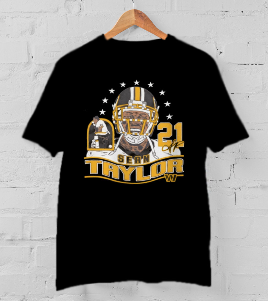 Sean Taylor 21 Washington Commanders Football Legacy Stars T-Shirt