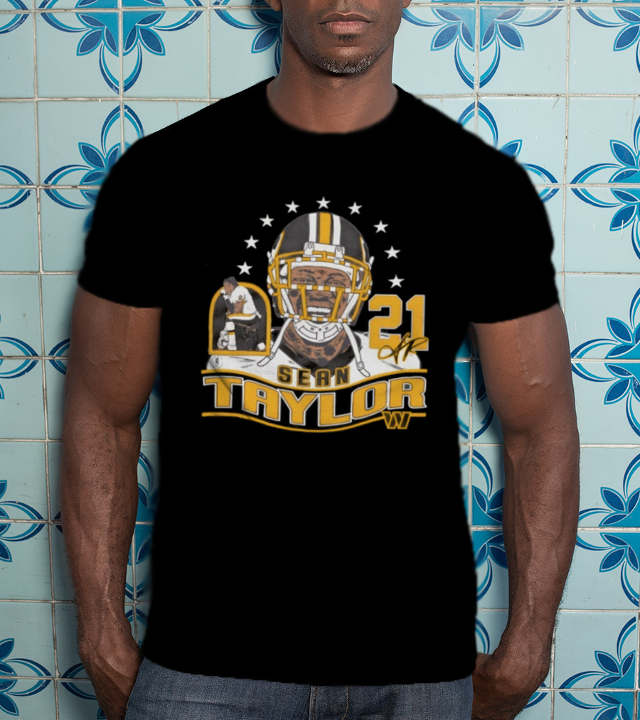 Sean Taylor 21 Washington Commanders Football Legacy Stars T-Shirt