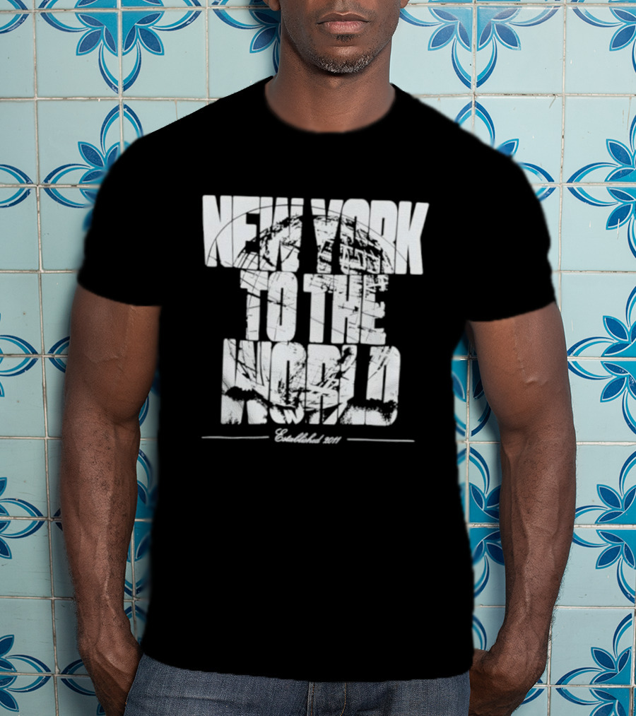 New York To The World Established 2011 Retro Style Vintage Look T-Shirt