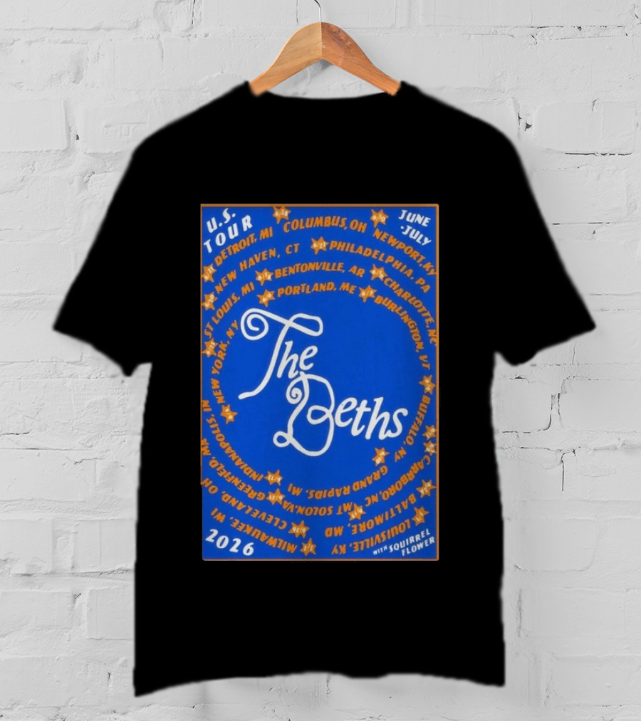 The Beths U.S. Tour 2026 New Haven St. Louis Philadelphia Providence T-Shirt