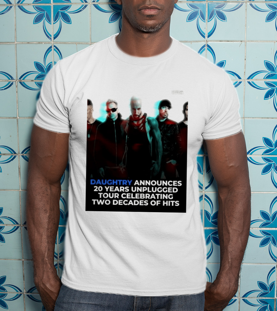 Daughtry Announces 20 Years Unplugged Tour Celebrating Two Decades Of Hits Music Mayhem T-Shirt