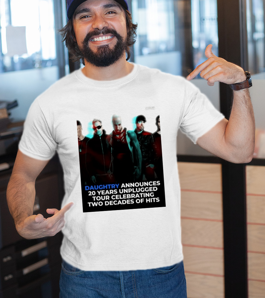 Daughtry Announces 20 Years Unplugged Tour Celebrating Two Decades Of Hits Music Mayhem T-Shirt