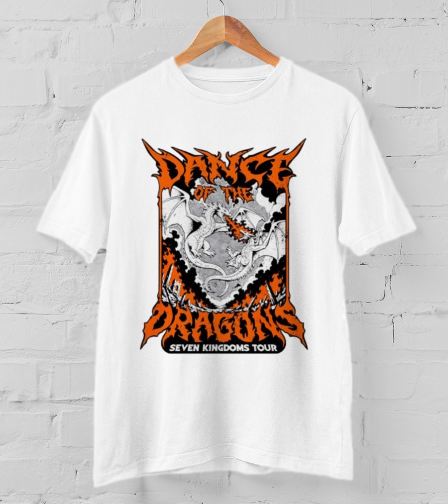 Dance Of The Dragons Seven Kingdoms Tour House Targaryen Fire Breathing T-Shirt