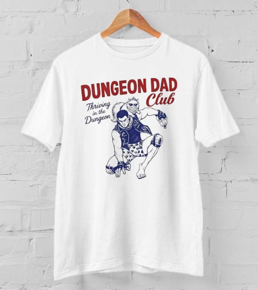 Dungeon Dad Club Thriving In The Dungeon Adventure T-Shirt
