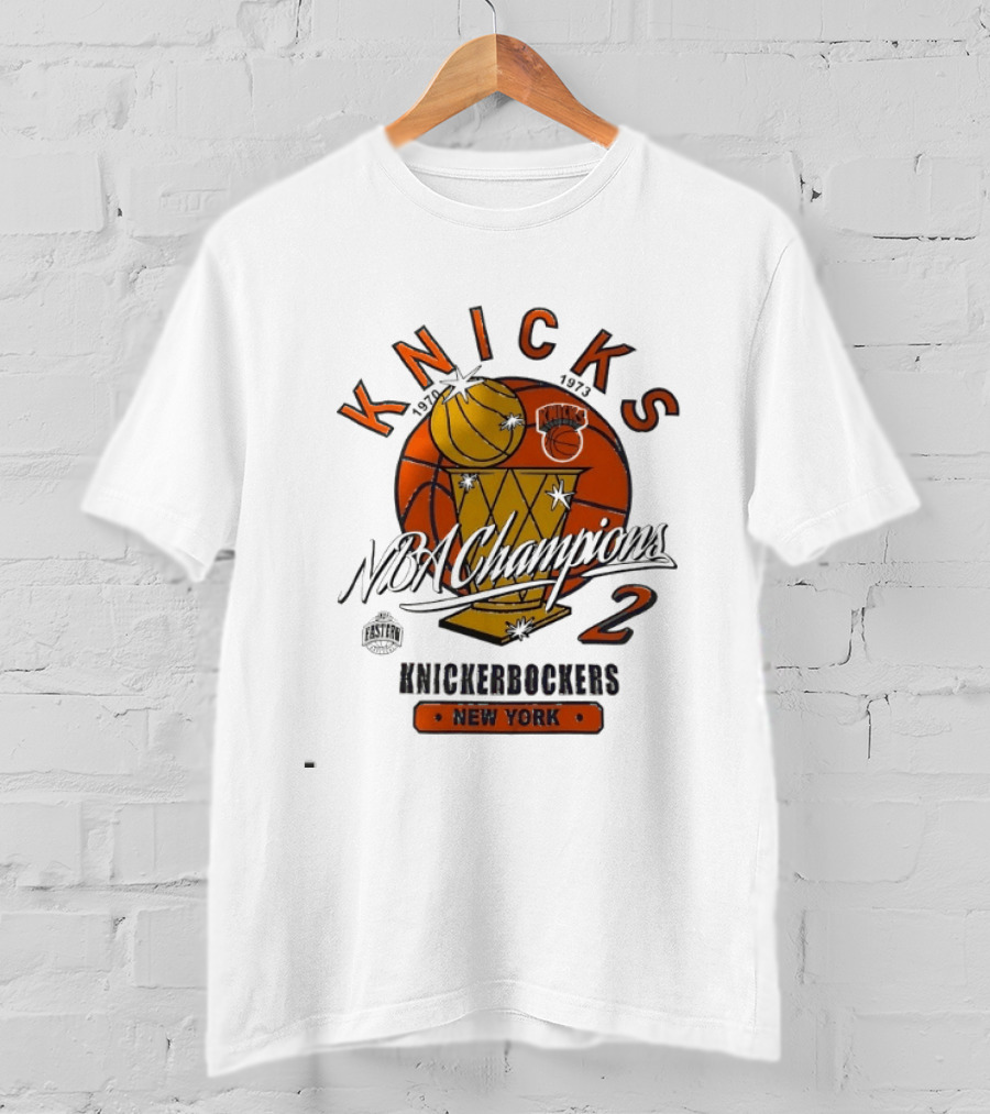 Knicks 1970 1973 NBA Champions Knickerbockers New York T-Shirt