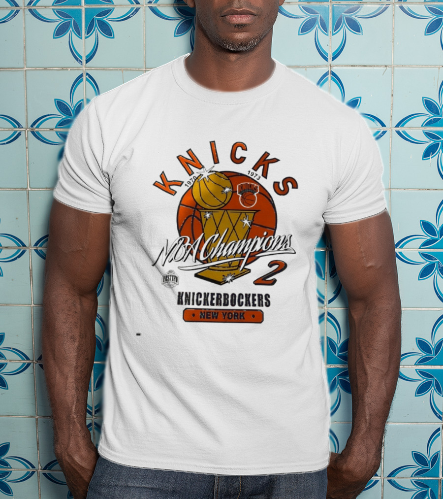 Knicks 1970 1973 NBA Champions Knickerbockers New York T-Shirt