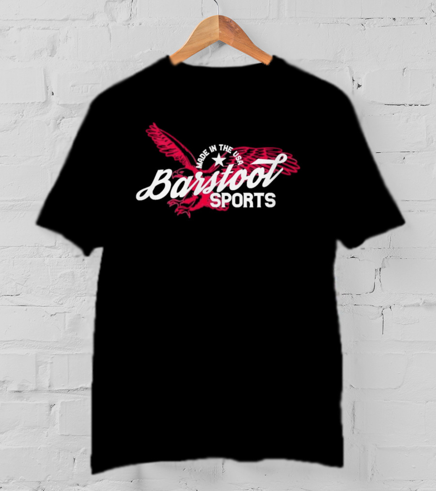 Barstool Sports Made In The USA Eagle T-Shirt