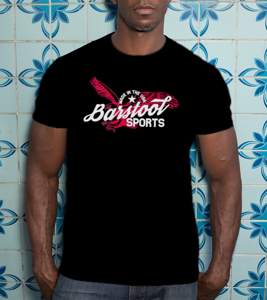 Barstool Sports Made In The USA Eagle T-Shirt