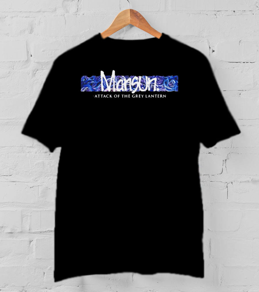 Mansun Attack Of The Grey Lantern Blue Purple Roses T-Shirt
