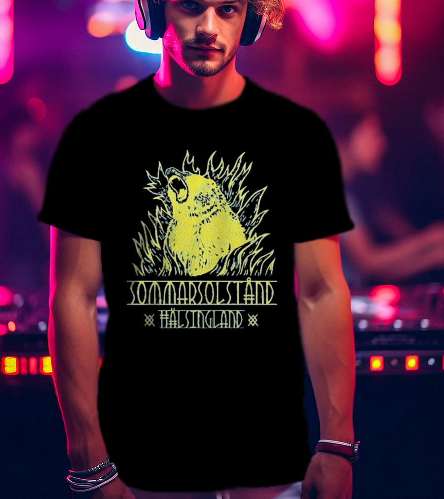 Sommarsolstånd Hälsingland Bear Flame T-Shirt