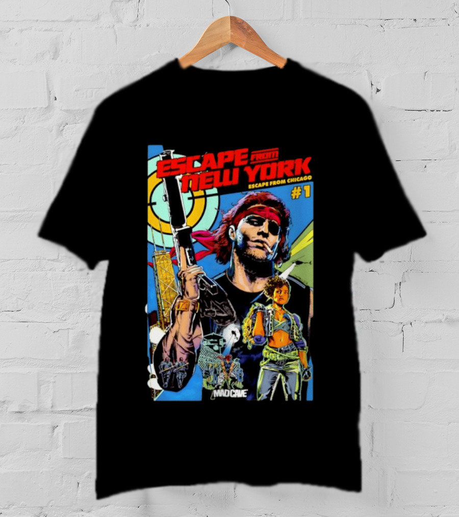 Escape From New York Escape From Chicago Comic Mad Cave Issue #1 T-Shirt