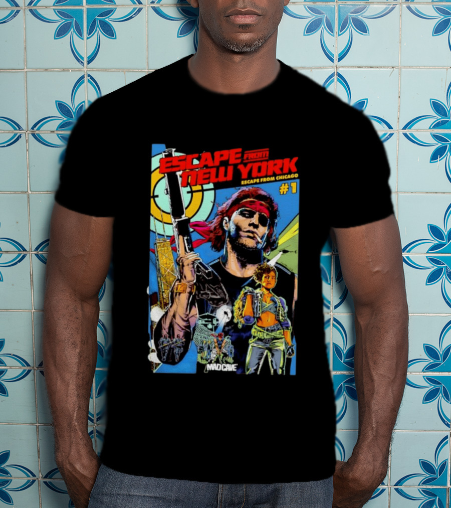 Escape From New York Escape From Chicago Comic Mad Cave Issue #1 T-Shirt