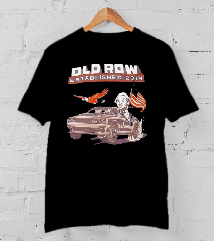 Old Row Established 2014 George Washington Challenger USA Flag Eagle T-Shirt