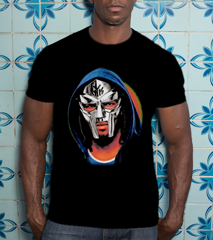 Jalen Brunson New York Knicks MF Doom Mask T-Shirt