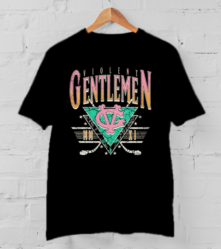 Violent Gentlemen MM XI Hockey VC Triangle Sticks T-Shirt