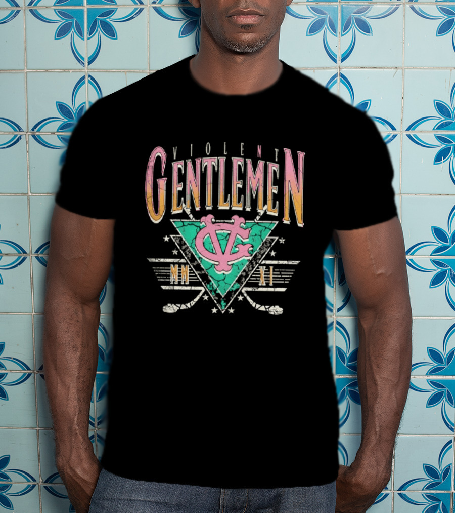 Violent Gentlemen MM XI Hockey VC Triangle Sticks T-Shirt