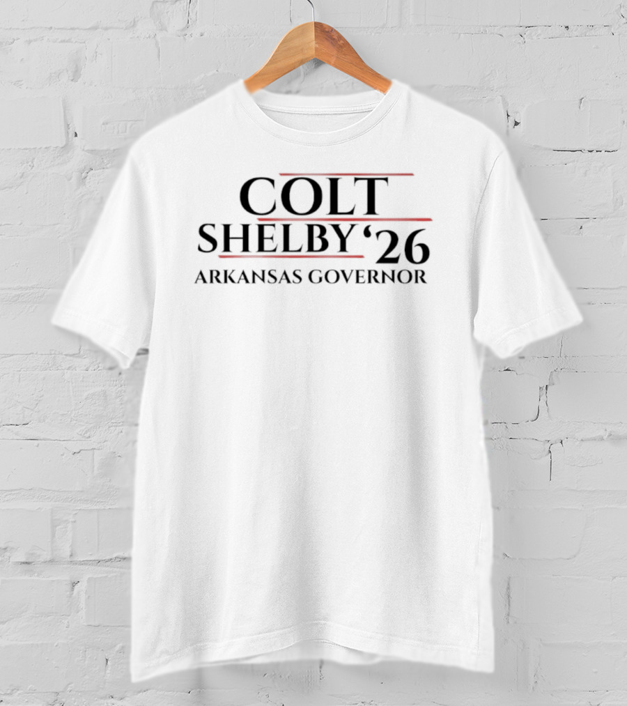 Colt Shelby '26 Arkansas Governor T-Shirt