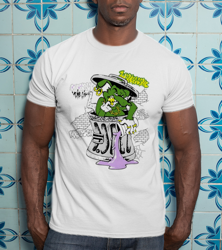 Escape Plan Ghetto Slime Rat Trash Can Die Lit Back Rooms Holadsch T-Shirt