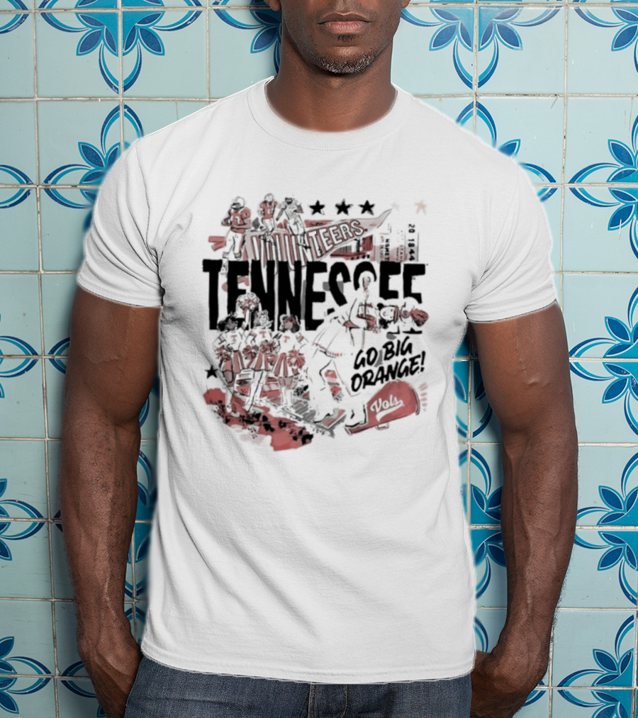University Volunteer Tennessee Go Big Orange T-Shirt