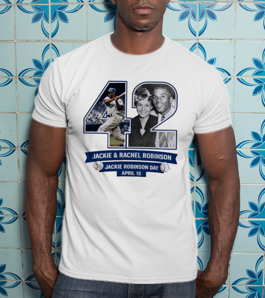 Jackie And Rachel Robinson 42 Jackie Robinson Day April 15 T-Shirt