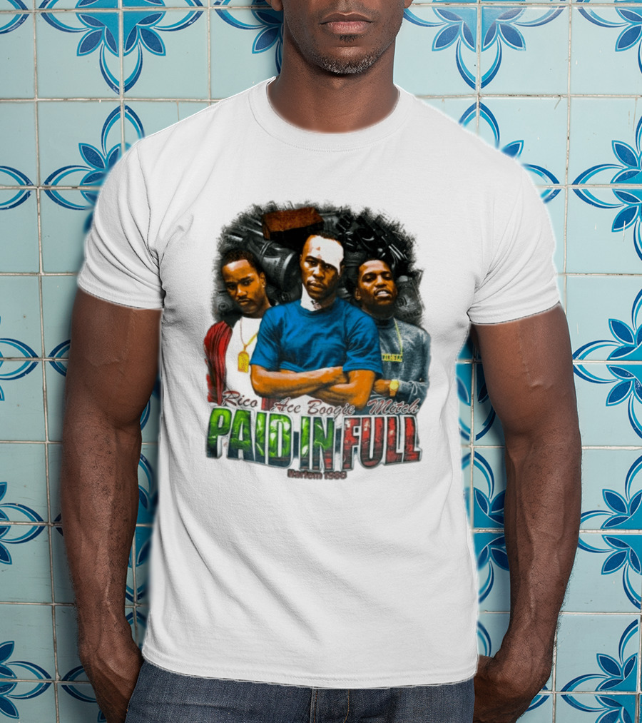 Rico Ace Boogie Mitch Paid In Full Harlem 1986 Iconic Movie T-Shirt