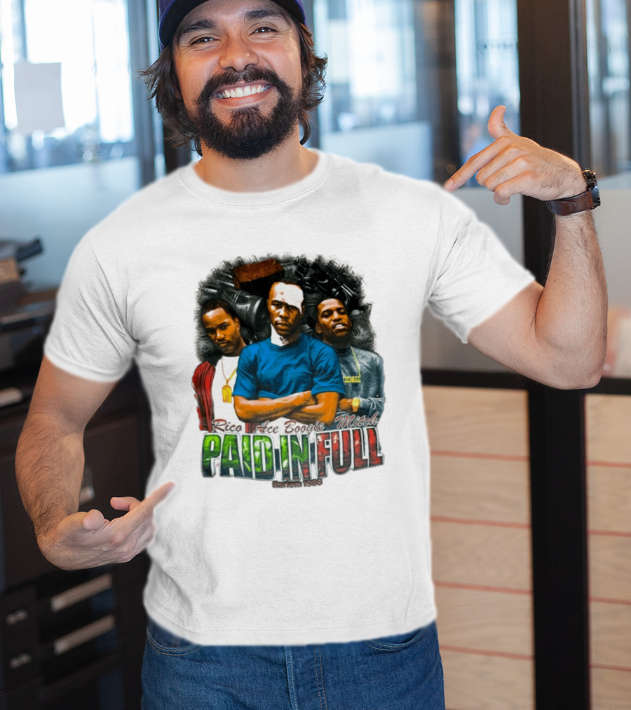 Rico Ace Boogie Mitch Paid In Full Harlem 1986 Iconic Movie T-Shirt