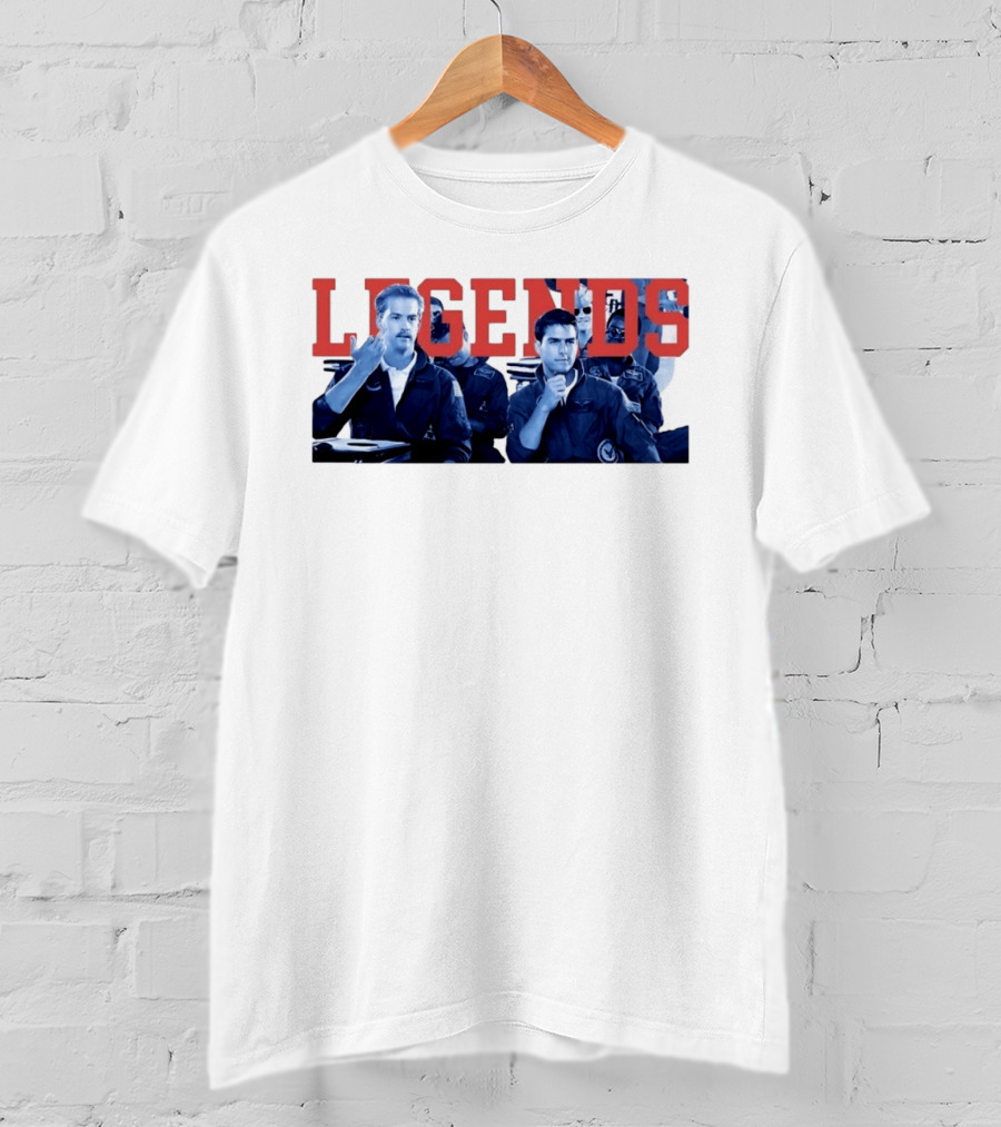 Tom Cruise Val Kilmer Top Gun Legends T-Shirt