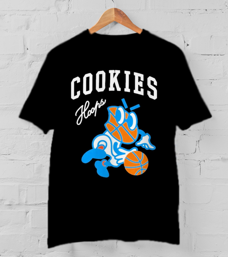 Cookies Hoops Basketball Cartoon Character Streetwear T-Shirt