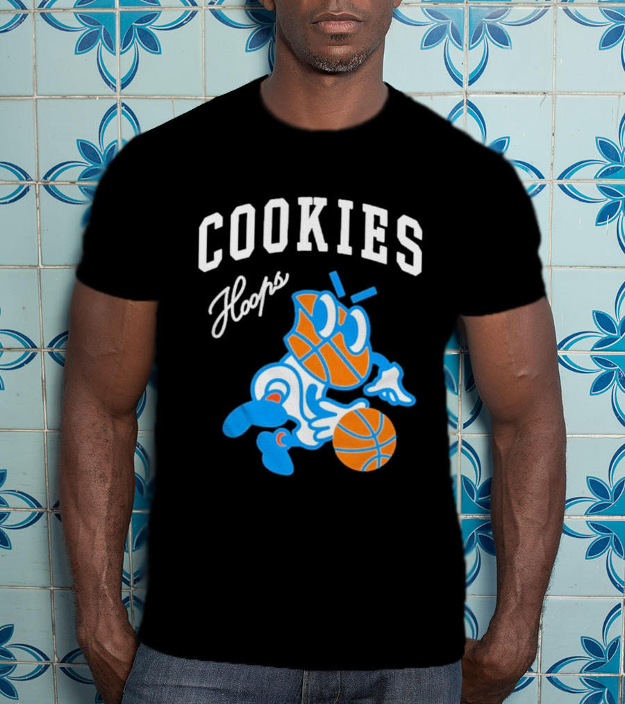 Cookies Hoops Basketball Cartoon Character Streetwear T-Shirt