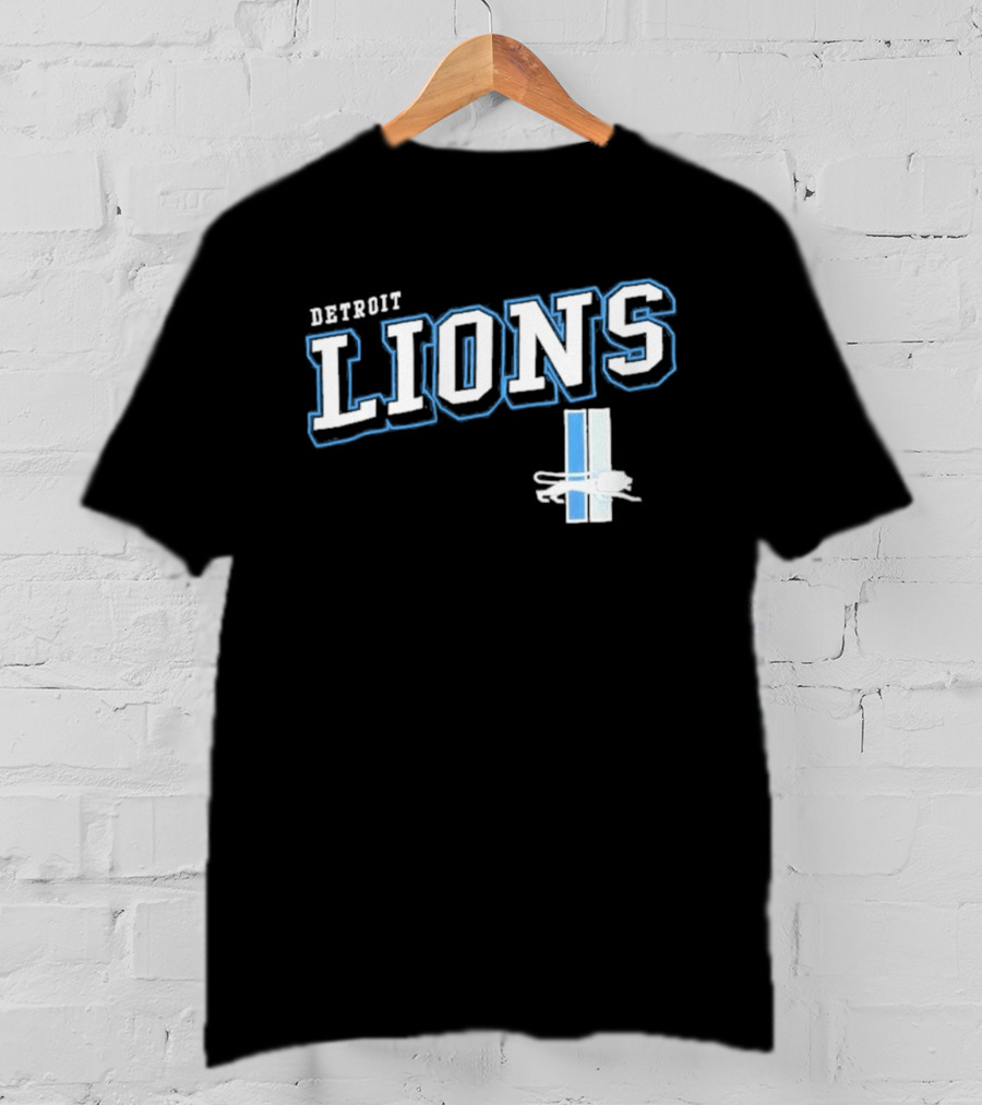 Detroit Lions Black Team Pride T-Shirt
