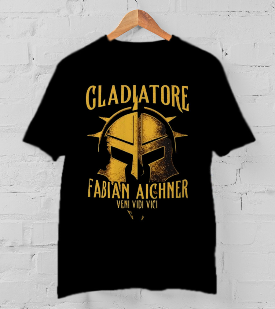 Gladiatore Fabian Aichner Veni Vidi Vici Wrestlers Helmet T-Shirt
