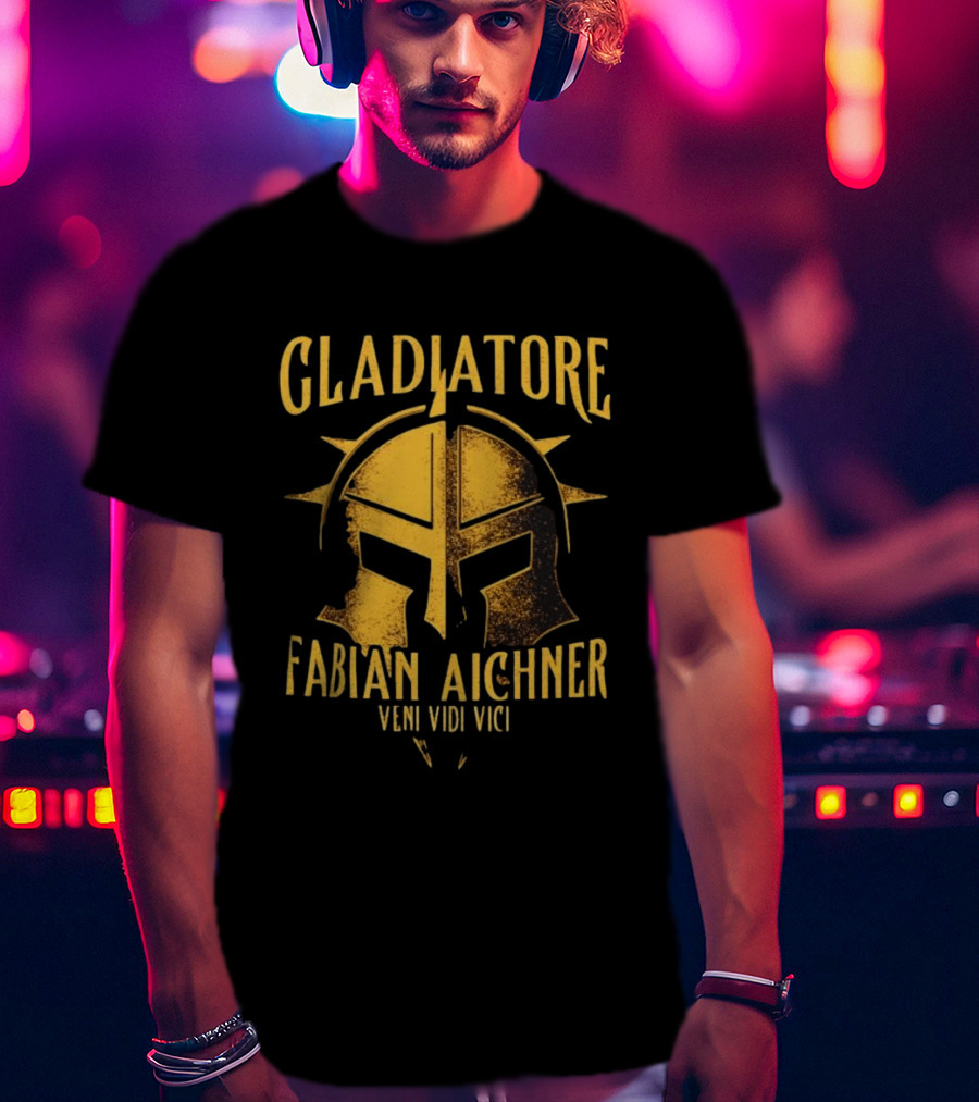 Gladiatore Fabian Aichner Veni Vidi Vici Wrestlers Helmet T-Shirt