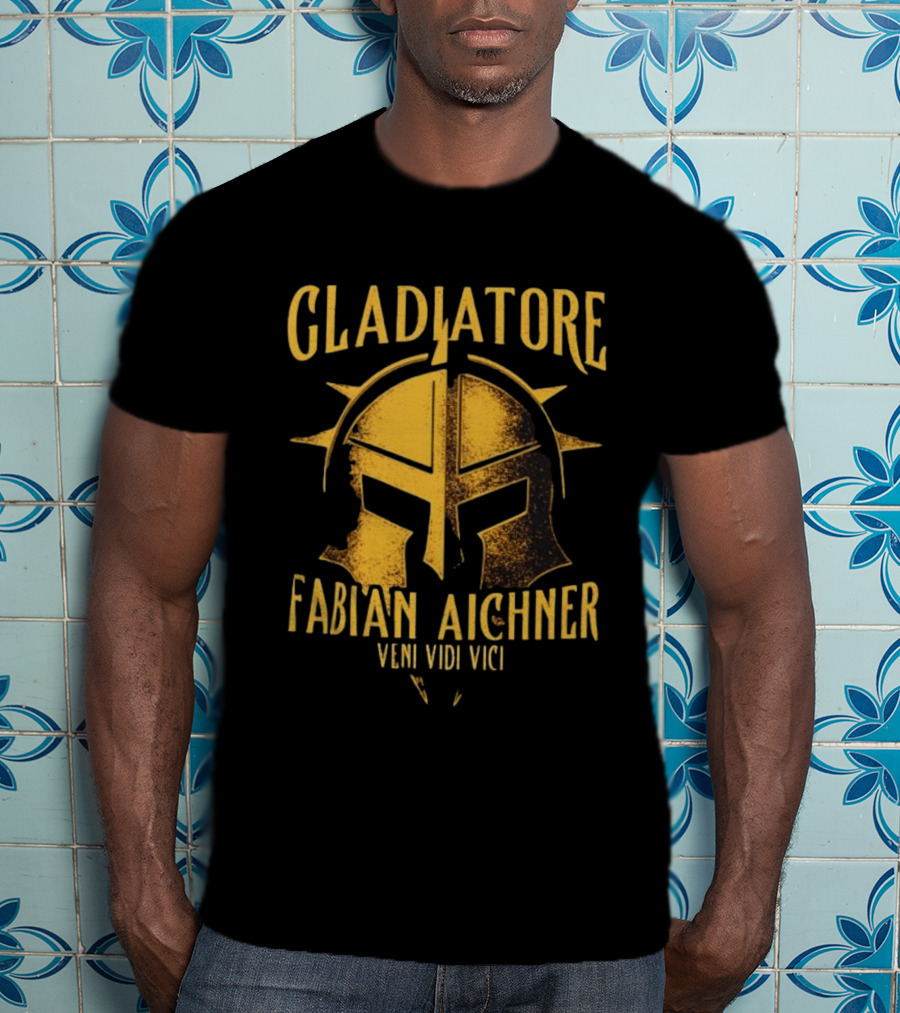 Gladiatore Fabian Aichner Veni Vidi Vici Wrestlers Helmet T-Shirt