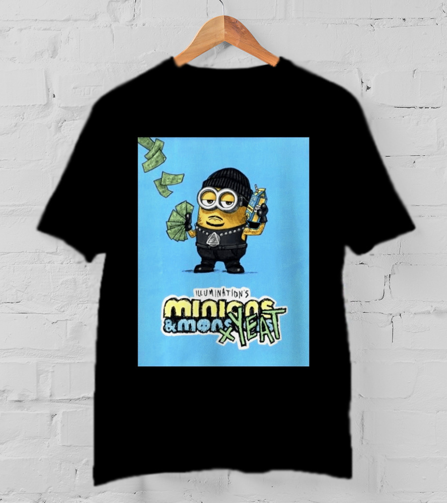 Illumination's Minions & Minions X Yeat Million Dollar Minion T-Shirt