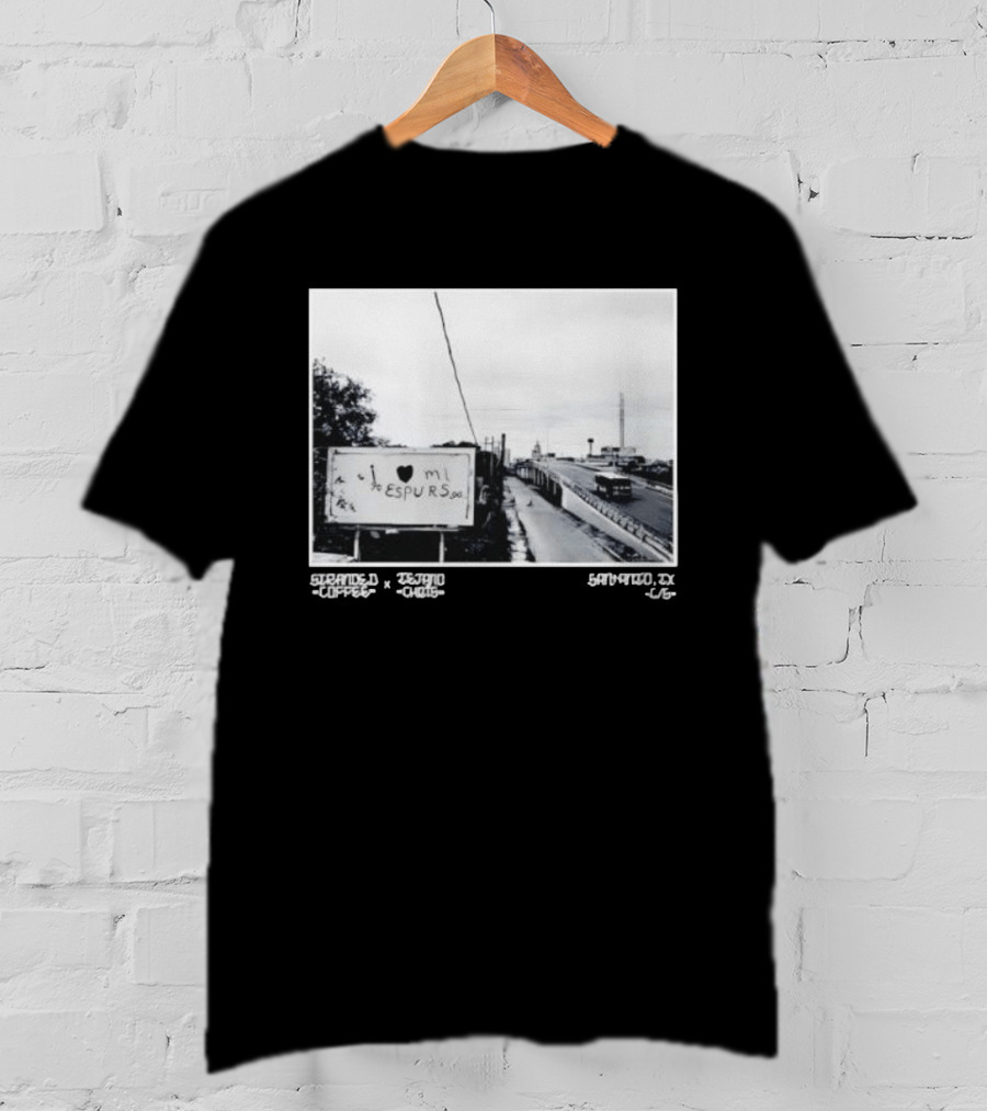 I Love Mi Espurs San Antonio Spurs Texas Granger Coffee Scene T-Shirt