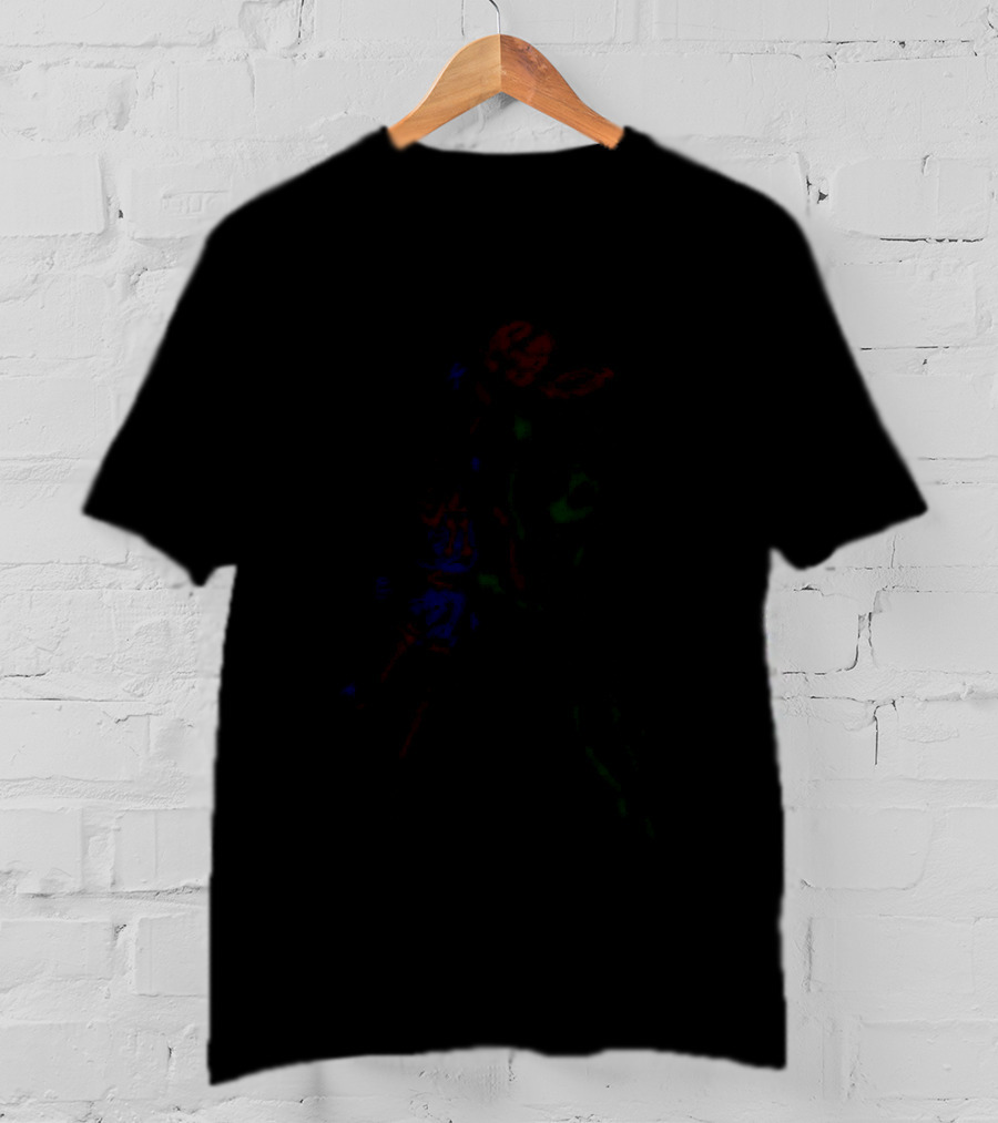 Dunking Basketball Player Vs Alien NBA Sketch Duel T-Shirt
