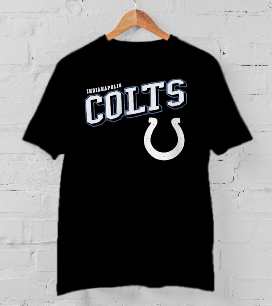 Indianapolis Colts Black Horseshoe T-Shirt