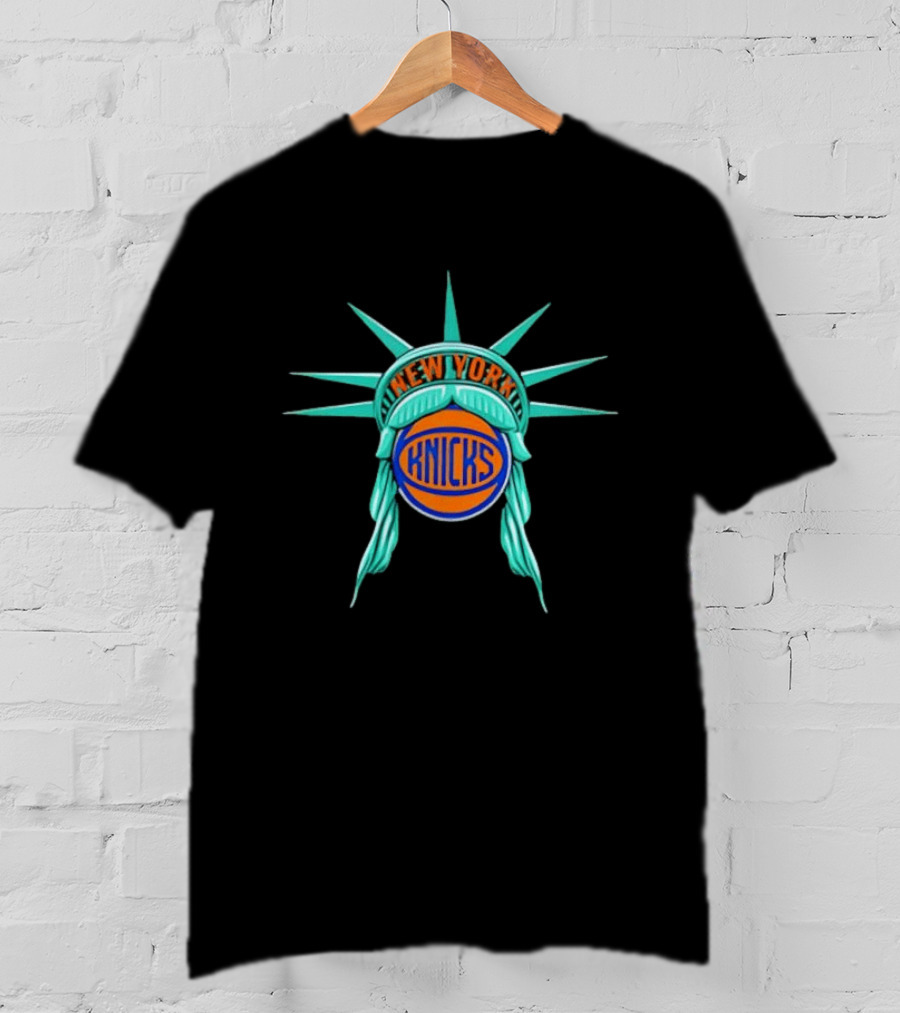 New York Knicks Statue Of Liberty Basketball Team National Basketball Association T-Shirt