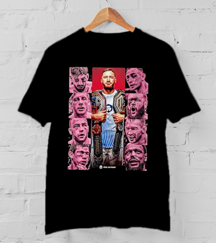 Justin Gaethje MMA On Point UFC Champion T-Shirt