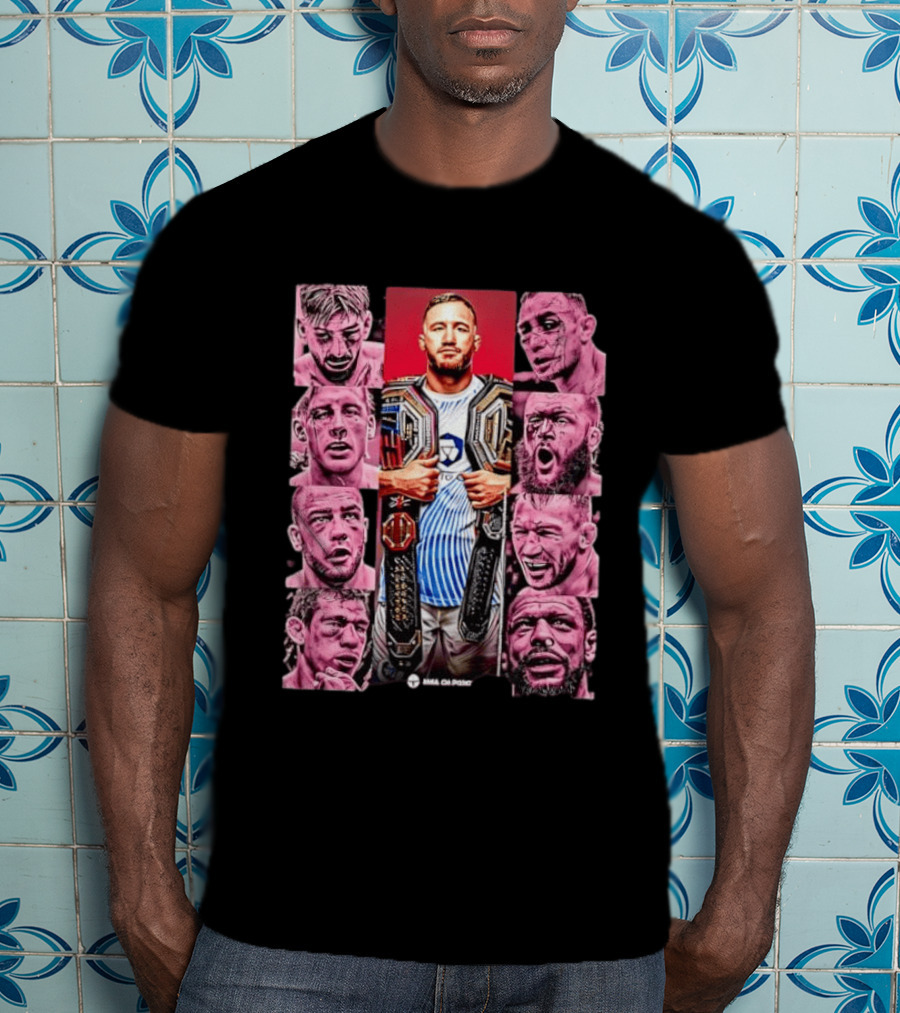 Justin Gaethje MMA On Point UFC Champion T-Shirt