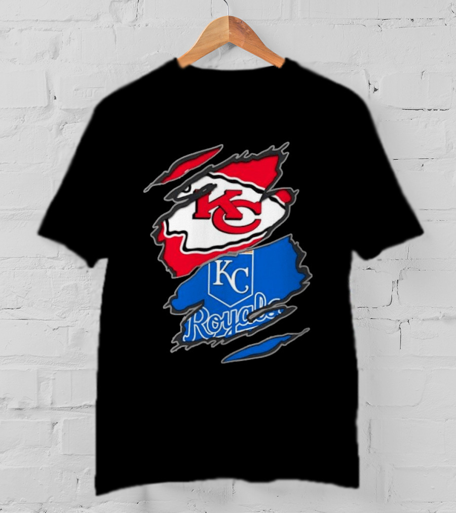 Kansas City Chiefs KC Kansas City Royals MLB Royals KC T-Shirt