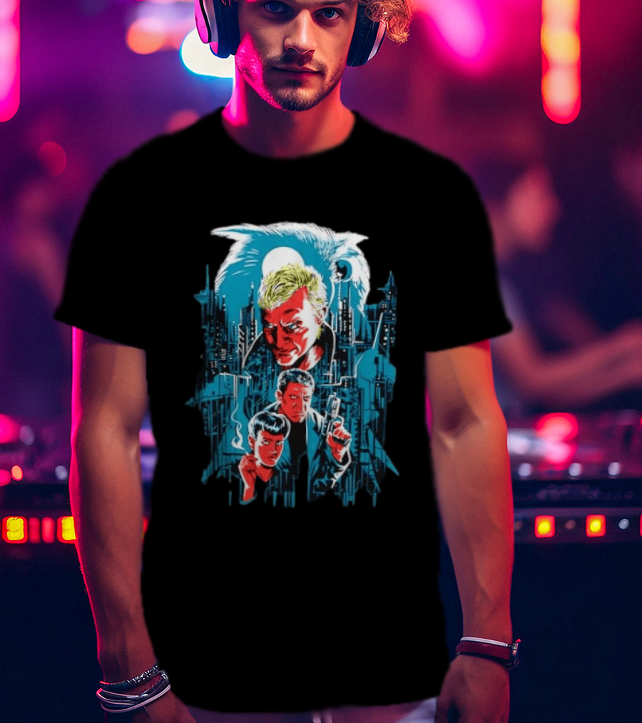 Roy Batty Rick Deckard Rachael Blade Runner Film Noir Sci Fi Classic Movie T-Shirt