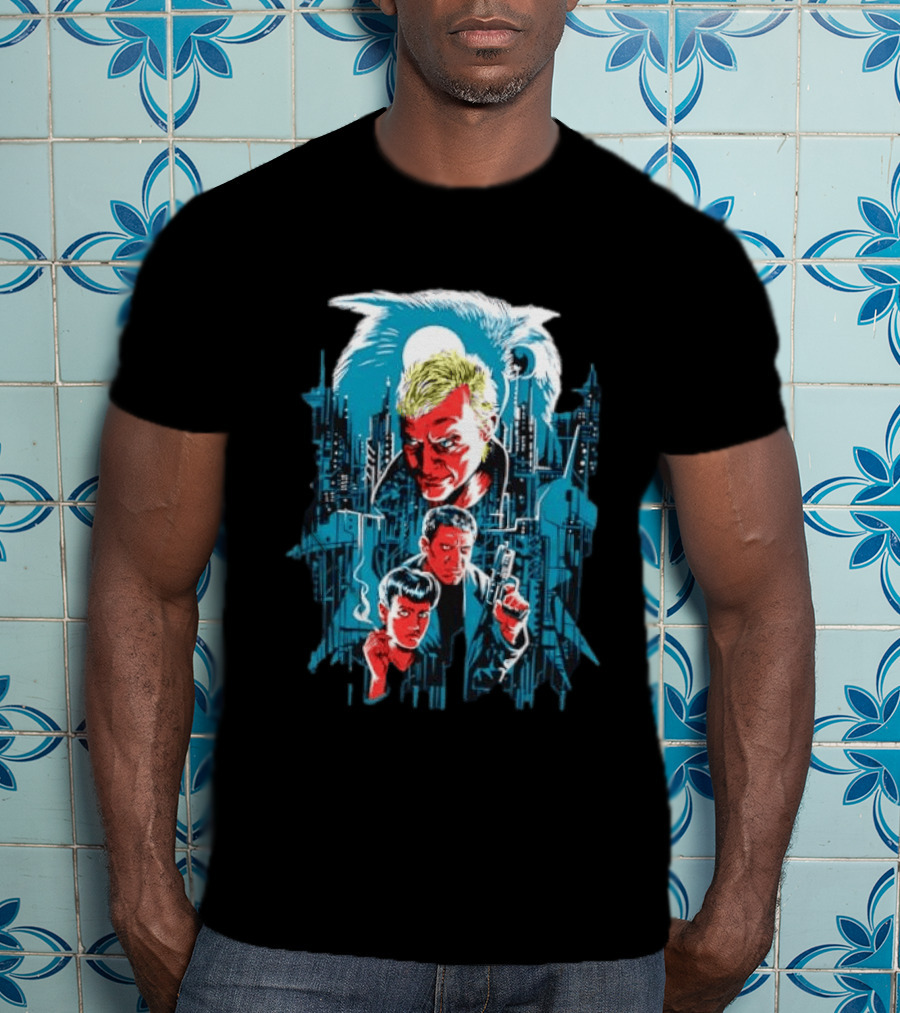 Roy Batty Rick Deckard Rachael Blade Runner Film Noir Sci Fi Classic Movie T-Shirt