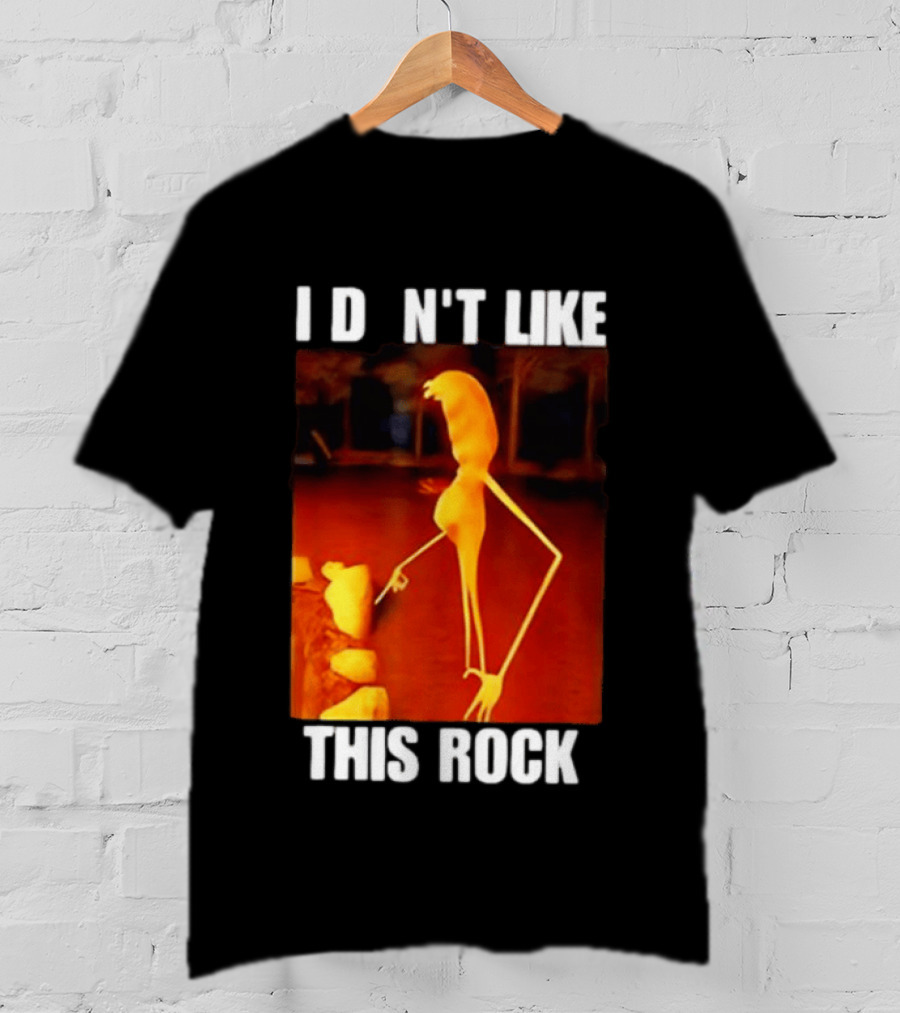 Salad Fingers I Don't Like This Rock Surreal Horror Meme T-Shirt