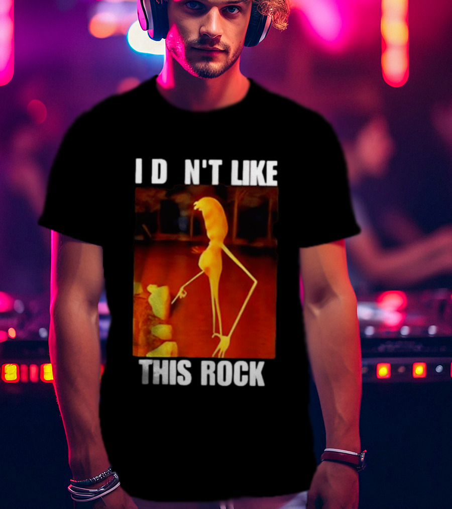 Salad Fingers I Don't Like This Rock Surreal Horror Meme T-Shirt