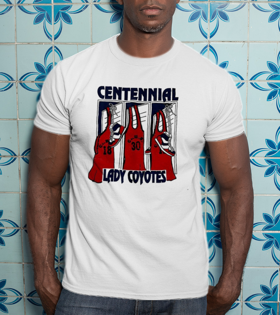 Centennial Lady Coyotes Basketball Team Jerseys With Numbers 18 30 T-Shirt