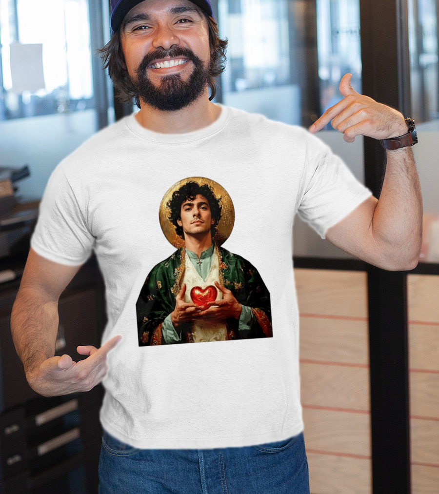 Luigi Mangione Patron Saint Holding Sacred Heart For Health Care Justice T-Shirt