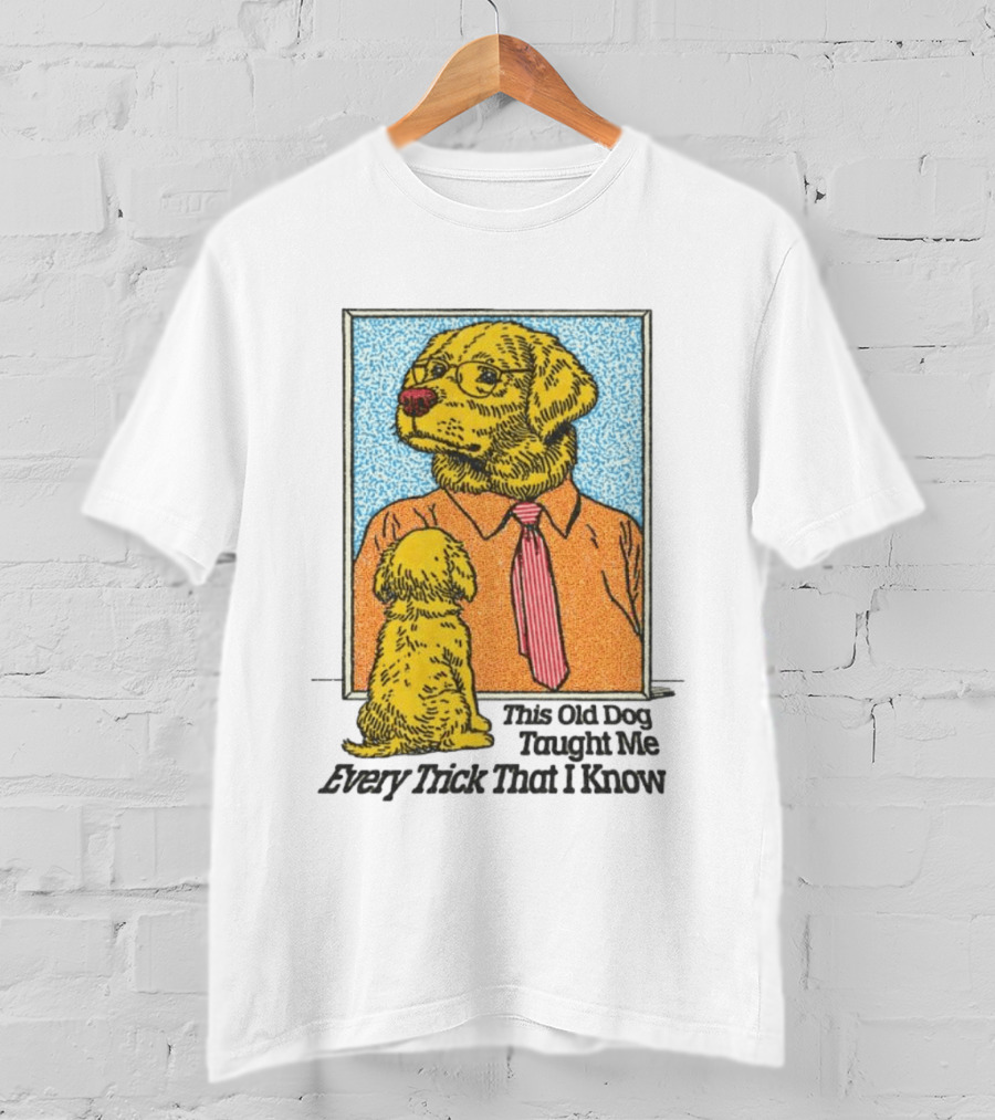 Mac Demarco This Old Dog Taught Me Every Trick That I Know Cartoon Dogs In Mirror T-Shirt